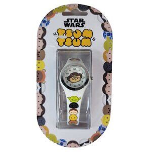 Disney Star Wars Watch Silicone SWT9000TG Tsum Tsum Princess Leia 2016 NEW
